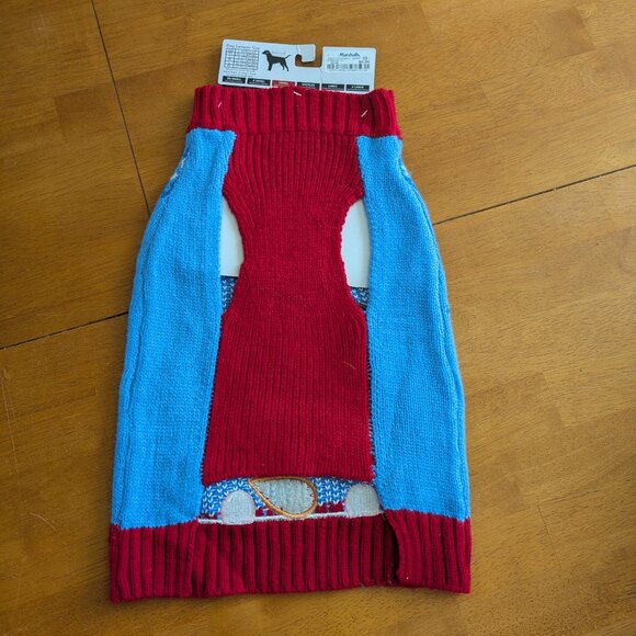 Jolly Knits snowman pet sweater for size Small dog, NWT ☃️ - Picture 2 of 3
